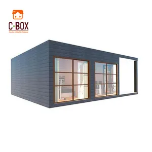 南非40英尺标准住宅新设计10英尺扁平包装移动集装箱房屋