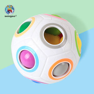 Sengso giocattoli di vendita calda arcobaleno palla cubo magico per bambini <span class=keywords><strong>Puzzle</strong></span> di magia - Product Image 5