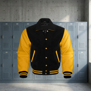 Customized High Quality Varsity Jacket for Men Latest Design with Custom Logo Plus Size Men's Jacket Wholesale - Product Image 3