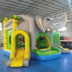 Château <span class=keywords><strong>gonflable</strong></span> populaire en PVC écologique en forme d'éléphant pour <span class=keywords><strong>jeux</strong></span> sportifs d'extérieur – Grande vente ! - Product Image 3