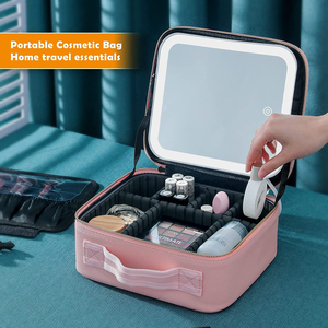 Sac <span class=keywords><strong>de</strong></span> <span class=keywords><strong>toilette</strong></span> et <span class=keywords><strong>de</strong></span> rangement pour cosmétiques, grande capacité, en PU, écologique, imperméable, portable, pour le sport et les voyages - Vente directe usine - Product Image 2
