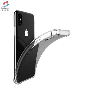 Saiboro gota resistencia Ultra delgada transparente para iphone x caso de la cubierta de tpu transparente - Product Image 1