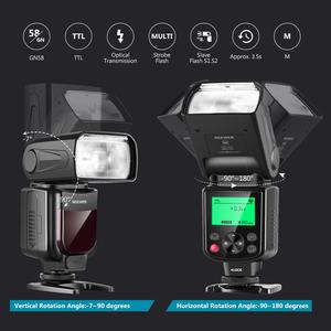 Flash Speedlite Neewer 750II TTL con Pantalla LCD para <span class=keywords><strong>D7200</strong></span> <span class=keywords><strong>D7100</strong></span> D7000 D5500 D5300 D5100 D3300 D3100 D3000 D700 D600 - Product Image 4