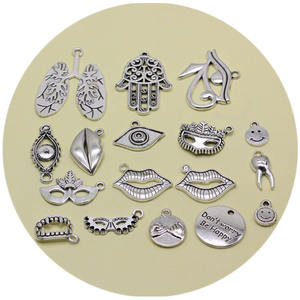 มิกซ์น่ารักขวด<span class=keywords><strong>นม</strong></span>เด็กผู้หญิงมีเสน่ห์ชุบเงินโบราณเสื้อผ้าเด็กจี้ฟุตสำหรับพวงกุญแจ Diy เครื่องประดับ Mak - Product Image 6