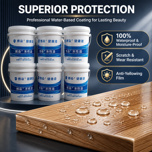 <span class=keywords><strong>แลคเกอร์</strong></span>สูตรน้ำที่เป็นมิตรต่อสิ่งแวดล้อมสำหรับพื้น<span class=keywords><strong>ไม้</strong></span>เนื้อแข็ง ราวบันได ผิวเคลือบใสแบบด้าน ป้องกันรอยขีดข่วน - Product Image 6