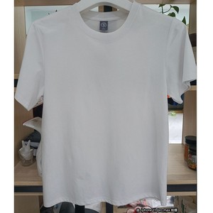 Hic OEM 210gsm Cotton Mens Trống Thêu Chất Lượng Cao T Áo Sơ Mi Đồng Bằng Màu Trắng Phun In Cộng Với Kích Thước Tùy Chỉnh Người Đàn Ông T Áo Sơ Mi - Product Image 3