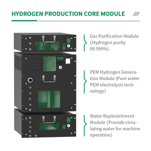 Équipement de production d'hydrogène vert PEM pour le remplissage de véhicules, vélos, batteries et réservoirs à hydrogène - Product Image 3