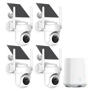 1 & 4 ai nhận ra 8MP đèn pha không thấm nước máy ảnh tầm nhìn ban đêm không dây ngoài trời hệ thống <span class=keywords><strong>camera</strong></span> an ninh cho con người vật nuôi xe ô tô - Product Image 1