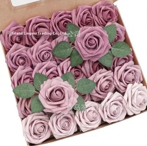 Vente chaude <span class=keywords><strong>À</strong></span> La Main Mousse PE Roses Pôles Décoration De La Maison Transfrontalière Floral En Gros pour L'obtention Du Diplôme E-Commerce Simulé Roses - Product Image 4