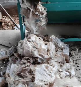 Sac de déchets de champignon de rendement élevé enlevant la ligne pour séparer complètement le sac et le substrat - Product Image 4