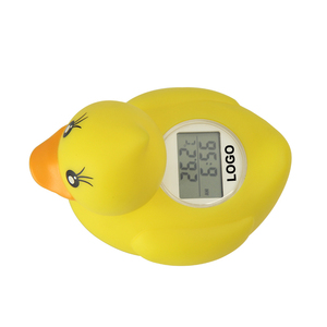 EMAF Smart Wasserdichtes Baby Kids Dusch <span class=keywords><strong>thermometer</strong></span> Gelbe Ente Dusche Spielzeug uhr Alarm LED Licht Digitaler Temperatur monitor - Product Image 3