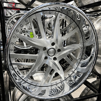 Jantes en alliage forgées polies sur mesure de 20, 22, 24, 26 pouces, 22x12, 24x12, 26x12, 5x112, 5x114.3, 5x130 pour BMW, Rolls-Royce, Porsche