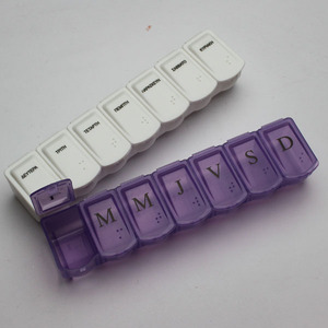 Custom Wholesale 7 Days Weekly Plastic Travel Mini <strong>Pill</strong> <strong>Container</strong> With 7 Compartments - Product Image 3