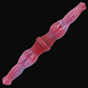 Double Penetration Silicone <b>Dildo</b> Erotic Monster Sex Toy Double Head <b>Dildo</b> for Lesbian Super Long Two Ended <b>Dildo</b> - Product Image 5