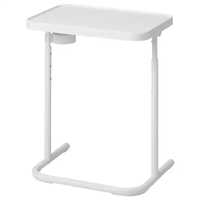 Bureau d'ordinateur de table de bureau réglable en hauteur d'étude à domicile noir