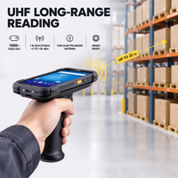 Komputer Genggam Industri PDA dengan Pemindai 2D, Baterai 5200mah, dan Dudukan Pengisian Daya untuk Operasi Shift Sepanjang Hari.