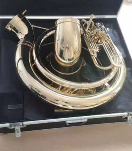 <span class=keywords><strong>Sousaphone</strong></span> BB de qualité professionnelle, laque dorée sur laiton jaune, valves en acier inoxydable durables, à <span class=keywords><strong>vendre</strong></span> - Product Image 6
