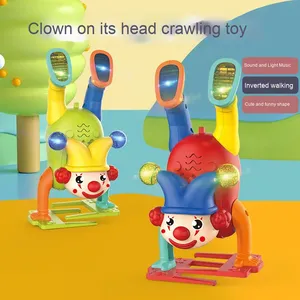 逆立ちウォーキング逆立ち電気ピエロおもちゃライトサウンド付きクリエイティブストリートサーカス子供用おもちゃ - Product Image 2
