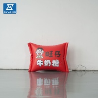 Modèle géant gonflable en PVC personnalisé en forme de bonbon au lait pour la promotion de marque en extérieur, la publicité et la décoration d'événements