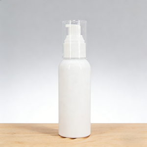 Flacon pompe cylindrique en plastique PET pour cosmétiques, avec bouchon à vis et impression sérigraphique – Meilleures ventes - Product Image 2