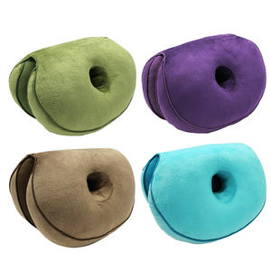 <span class=keywords><strong>Coussin</strong></span> de siège ergonomique en peluche <span class=keywords><strong>rose</strong></span> mignon double donut pour femmes, idéal pour la maison, le bureau et la récupération post-partum - Product Image 5