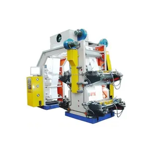 Flexographic 2 Colors Plastic Paper Bag Logo Flexo Printer Flex Printing Machine Price In India