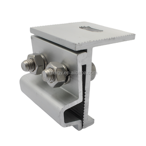 Clip de montage de panneau solaire en aluminium pour toit Pince à joint debout Pince de montage de panneau solaire Pince en métal pour toit en étain - Product Image 1