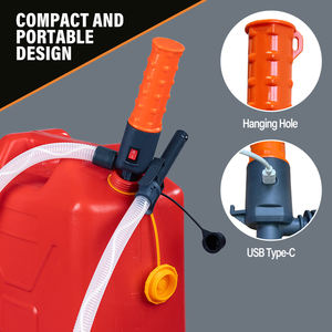 PEILI FN101CA-USB <b>Fuel</b> <b>Transfer</b> <b>Pump</b> Plastic Centrifugal <b>Pump</b> Automatic Nozzle 2.8 GPM/12-15W 5V ATEX Certified 0.5% Accuracy - Product Image 6