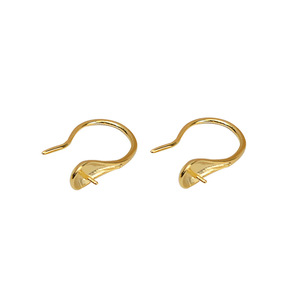 Boucles d'oreilles pendantes longues en argent S925 avec chaîne en forme de fleur, chaîne à maillons, perles et pampilles pour femme - Product Image 5