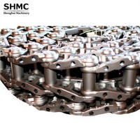 SHMC MMA80640 Conjunto de Eslabones de Cadena de Acero Forjado de Alta Resistencia para Excavadora, Piezas de Repuesto para Tren de Rodaje, Cadena de Cadena de Rodaje para LiuGong