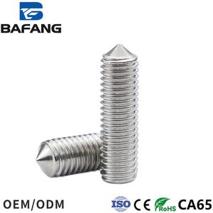 สกรูหัวแบนปลายแหลมสแตนเลส M6 อุปกรณ์ฮาร์ดแวร์ สกรูหัวหกเหลี่ยม - Product Image 3