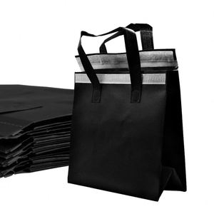 Custom Portable 15L Orange Non-Woven Disposable Self-Adhesive Cooler <b>Bag</b> for Coffee Food & Picnic Takeaway & Delivery - Product Image 1