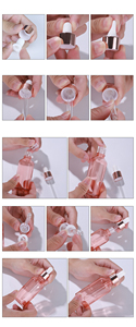 Frosted Glass <b>Dropper</b> <b>Bottles</b> Matte Pink Cylinder Skin Care Serum Container for Skin Care Serum & Essential Oil 5ml-120ml - Product Image 6