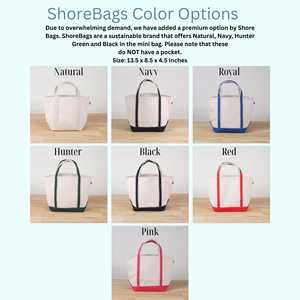 กระเป๋าผ้าแคนวาสสะพายข้างลายไอคอนสิ่งของโปรด สายสะพายแบบกำหนดเอง ของขวัญงานแต่งงาน ตกแต่งด้วยตัวอักษร ปิดแบบเปิด ฤดูใบไม้ร่วง/ฤดูหนาว - Product Image 6