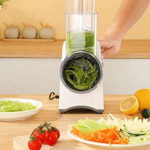 Râpe à <span class=keywords><strong>fromage</strong></span> électrique trancheuse déchiqueteuse multifonctionnelle pour salade de légumes, carotte, <span class=keywords><strong>papaye</strong></span> verte - Product Image 3