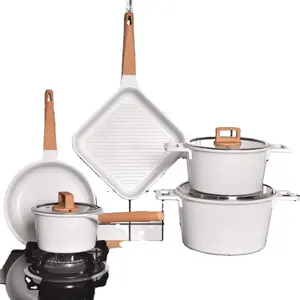 Hoogwaardige Hete Koekenpan Anti-Stick Kookgerei Set Aluminium Kookpot