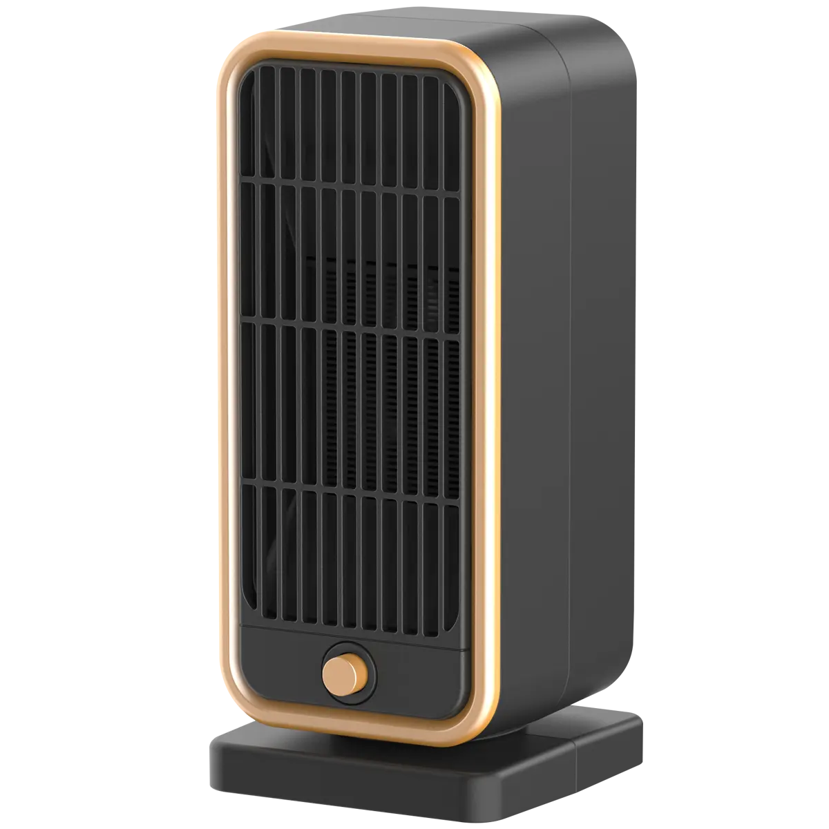 Hot-Selling PTC Ceramic Quite Rapid Heating 500W Oscillating Tower Mini Electric Fans Heater No Light No Radiation Safe Heaters