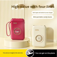 Designs mignons, logos personnalisés, chargeur super rapide, grande capacité, câble d'alimentation mobile, ensemble d'alimentation portable universel pour téléphone portable