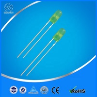 HLX Highlight Quality 3mm Through Hole DIP LED Merah Hijau Biru Kuning Oranye Warna-warni Terang Dapat Disesuaikan