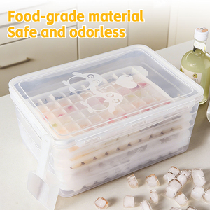 Molde de Hielo Reutilizable de Silicona de Grado Alimenticio, Portátil y de Gran Capacidad, para Uso Doméstico y Comercial, para Congelar Cubos de Hielo - Product Image 3