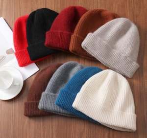 Gorros de Punto de 60 Colores con Logotipo Personalizado en Acrílico y Lana, Gorro de Invierno para Exteriores, Gorro de Punto de Moda para Mujer - Product Image 5