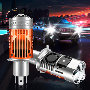 หลอดไฟโปรเจคเตอร์ Bi LED แบบเสียบใช้งานได้ทันที 12V 160W 25000LM ไฟสูง-ต่ำ สีขาว H4 หลอดไฟหน้า LED - Product Image 4