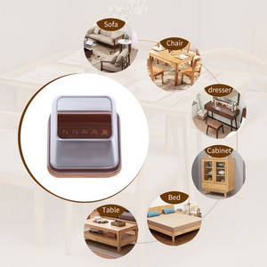 อุปกรณ์ป้องกันพื้น<span class=keywords><strong>ขา</strong></span>ของเก้าอี้8ชิ้นพร้อมผ้าสักหลาดผ้าคลุมป้องกันขาเฟอร์นิเจอร์ปกป้องพื้นไม้เนื้อแข็งไร้เสียงรบกวนและรอยขีดข่วน - Product Image 3
