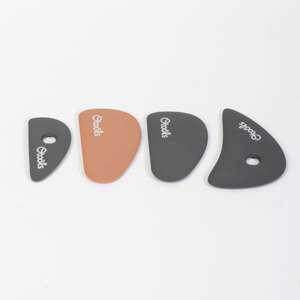 Outils de Silicona para Modelar (4 Estilos Únicos) - Juego Duradero y Suave para Artistas de Arcilla, para Recortar Bordes y Eliminar Exceso de Arcilla - Product Image 6