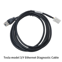 Kabel Diagnostik Ethernet Lengkap untuk Tesla Model 3/Y/S/X untuk Launch X431, Kabel Pemrograman Diagnostik Efisien, Peralatan Kendaraan