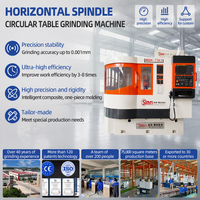 Machine de rectification horizontale CNC à finition micro-inch avec système FANUC et table rotative pour l'affinage de plaquettes