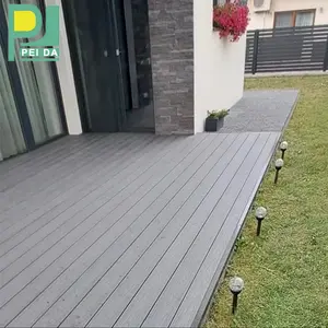 Wpc Composite Decking Gray High Quality In Guangzhou
