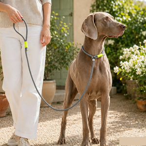 Guinzaglio per <span class=keywords><strong>Cani</strong></span> in Corda <span class=keywords><strong>di</strong></span> Nylon Rotonda Personalizzabile <span class=keywords><strong>di</strong></span> Lusso - Resistente e Confortevole per Tutte le <span class=keywords><strong>Razze</strong></span> - Product Image 1