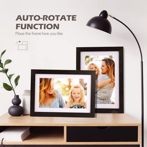 Cadre photo numérique WiFi Cloud 10,1 pouces 1080P IPS avec écran tactile, 32 Go de mémoire, port Type-C, compatible Android 11 - Product Image 5