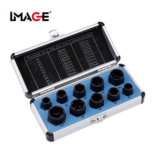 Image 10pc Broken Nut Extractor Set Metric Hss Industrial Damaged Screw <b>Bolt</b> <b>Removal</b> <b>Tool</b> - Product Image 1